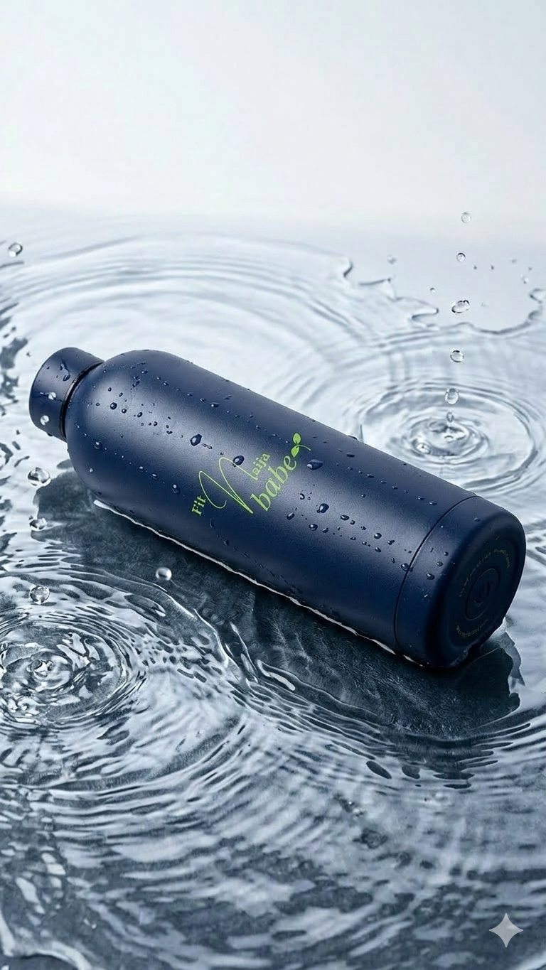 The Fit Naija Babe Bottle 1L- Cobalt