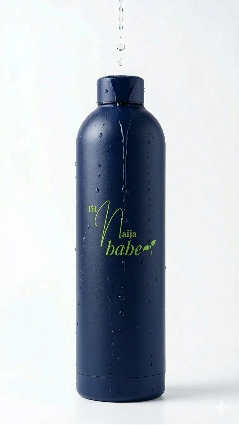 The Fit Naija Babe Bottle 1L- Cobalt