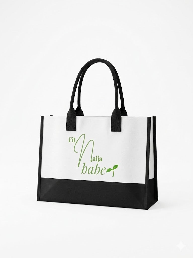 The Fit Naija Babe Grocery tote- PRE ORDER